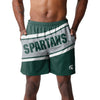 Michigan State Spartans NCAA Mens Big Wordmark Swimming Trunks