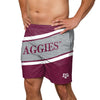 Texas A&M Aggies NCAA Mens Big Wordmark Swimming Trunks