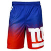 New York Giants NFL Gradient Polyester Shorts