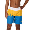 Los Angeles Chargers NFL Mens 3 Stripe Big Logo Swimming Trunks