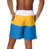 Los Angeles Chargers NFL Mens 3 Stripe Big Logo Swimming Trunks