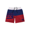 New York Giants NFL Mens 3 Stripe Big Logo Swimming Trunks