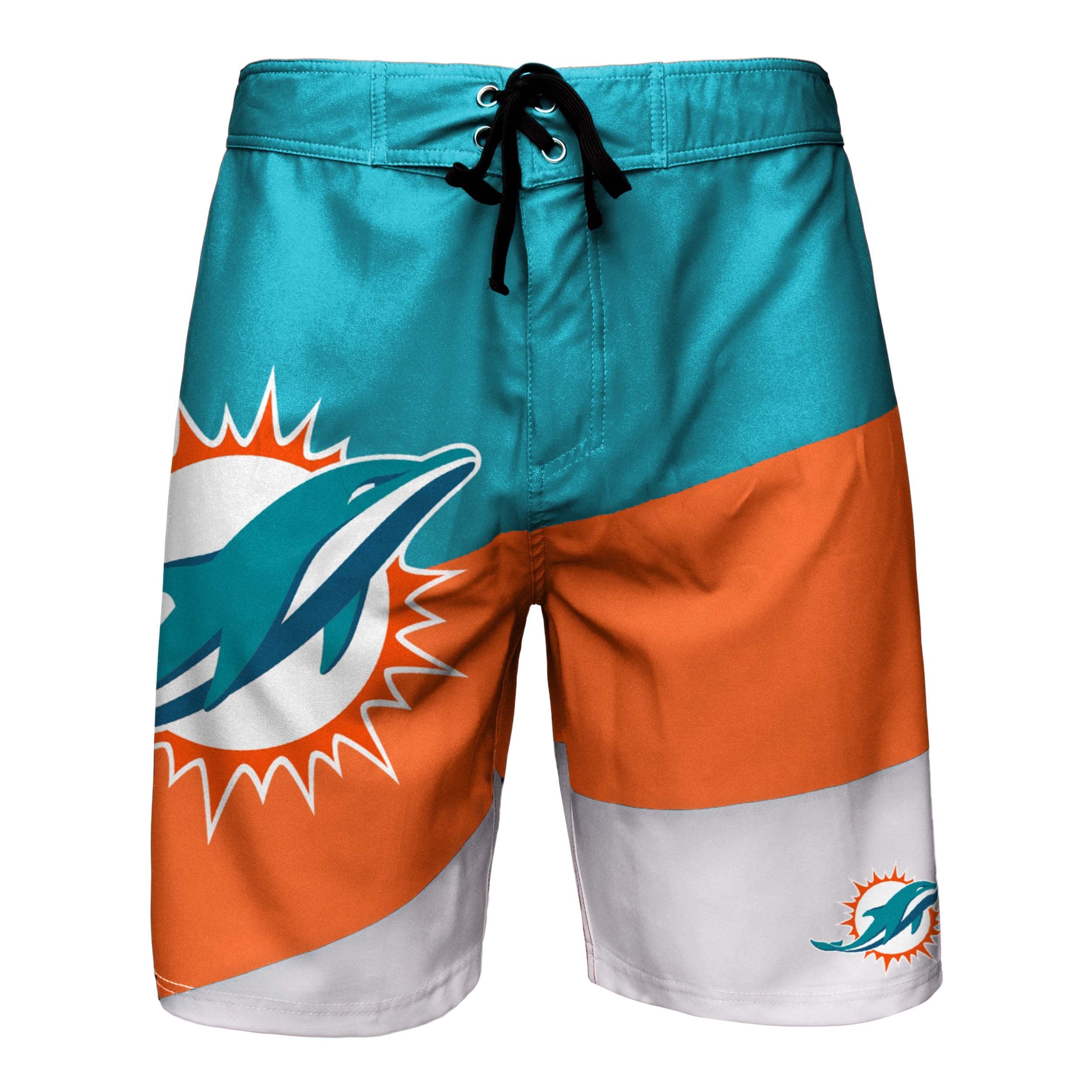Miami Dolphins NFL Mens Color Dive Boardshorts