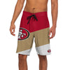 San Francisco 49ers NFL Mens Color Dive Boardshorts