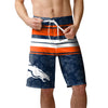 Denver Broncos NFL Mens Hibiscus Boardwalk Stripe Boardshorts