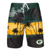 Green Bay Packers NFL Mens Sunset Boardshorts