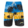 Los Angeles Chargers NFL Mens Sunset Boardshorts