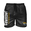Jacksonville Jaguars NFL Mens Solid Wordmark 5.5" Swimming Trunks