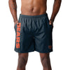 Chicago Bears NFL Mens Solid Wordmark Traditional Swimming Trunks