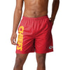 Kansas City Chiefs NFL Mens Solid Wordmark Traditional Swimming Trunks