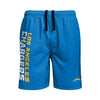 Los Angeles Chargers NFL Mens Solid Wordmark Traditional Swimming Trunks