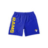 Los Angeles Rams NFL Mens Solid Wordmark Traditional Swimming Trunks
