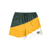Green Bay Packers NFL Mens Colorblock Double Down Liner Training Shorts