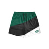 New York Jets NFL Mens Colorblock Double Down Liner Training Shorts
