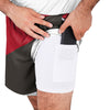 Tampa Bay Buccaneers NFL Mens Colorblock Double Down Liner Training Shorts