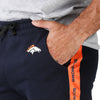 Denver Broncos NFL Mens Lazy Lounge Fleece Shorts