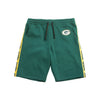 Green Bay Packers NFL Mens Lazy Lounge Fleece Shorts
