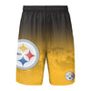 Pittsburgh Steelers NFL Mens Gradient Big Logo Training Shorts