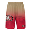 San Francisco 49ers NFL Mens Gradient Big Logo Training Shorts