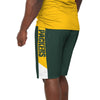 Green Bay Packers NFL Mens Side Stripe Training Shorts