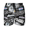 Las Vegas Raiders NFL Mens Logo Rush Swimming Trunks