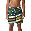 Green Bay Packers NFL Mens Americana Swimming Trunks