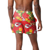 Kansas City Chiefs NFL Mens Floral Slim Fit 5.5" Swimming Suit Trunks