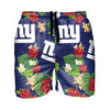 New York Giants NFL Mens Floral Slim Fit 5.5" Swimming Suit Trunks
