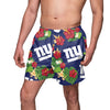 New York Giants NFL Mens Floral Slim Fit 5.5" Swimming Suit Trunks