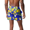 Los Angeles Rams NFL Mens Floral Slim Fit 5.5" Swimming Suit Trunks