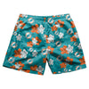 Miami Dolphins NFL Mens Hibiscus Slim Fit 5.5" Swimming Trunks