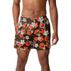 Cleveland Browns NFL Mens Hibiscus Slim Fit 5.5" Swimming Trunks