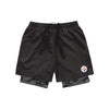 Pittsburgh Steelers NFL Mens Team Color Camo Liner Shorts