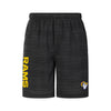 Los Angeles Rams NFL Mens Heathered Black Woven Liner Shorts