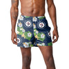 Winnipeg Jets NHL Mens Floral Slim Fit 5.5" Swimming Suit Trunks