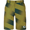 Green Bay Packers NFL 2017 Mens Diagonal Stripe Walking Shorts