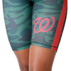 Washington Nationals MLB Womens Camo Bike Shorts