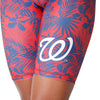 Washington Nationals MLB Womens Floral Bike Shorts