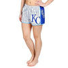 KLEW Kansas City Royals 2016 MLB Womens Pinstripe Polyester Shorts