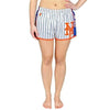 KLEW New York Mets 2016 MLB Womens Pinstripe Polyester Shorts