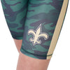 New Orleans Saints NFL Womens Camo Bike Shorts