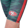 San Francisco 49ers NFL Womens Camo Bike Shorts