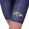 Baltimore Ravens NFL Womens Floral Bike Shorts