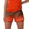 Cleveland Browns NFL Womens Gradient Running Shorts