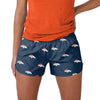 Denver Broncos NFL Womens Mini Print Running Shorts