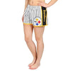 KLEW Pittsburgh Steelers 2016 NFL Womens Pinstripe Polyester Shorts
