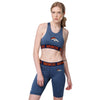 Denver Broncos NFL Womens Team Color Static Bike Shorts