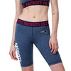 New England Patriots NFL Womens Team Color Static Bike Shorts
