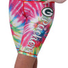 Green Bay Packers NFL Womens Tie-Dye Bike Shorts