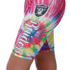 Las Vegas Raiders NFL Womens Tie-Dye Bike Shorts